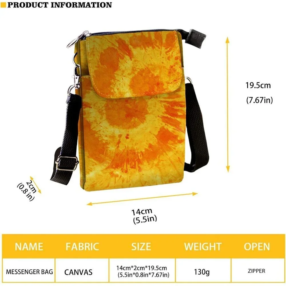 Canvas Crossbody Bags for Women Small Cellphone Purse Travel Cute Gift